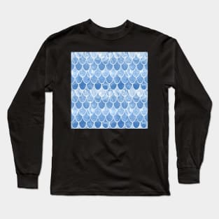 Blue scales Long Sleeve T-Shirt